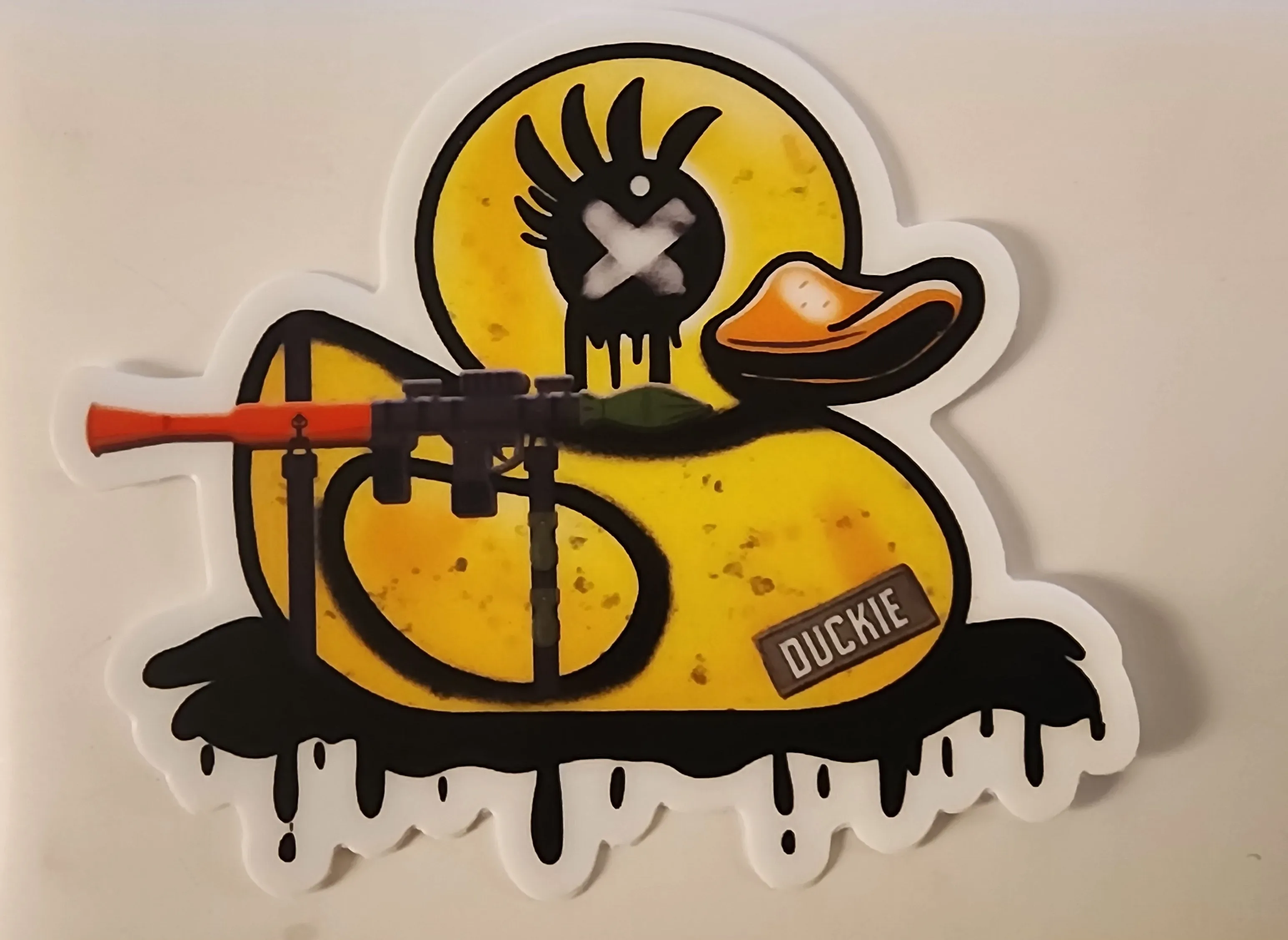 Get Tactical with Duckie, Diecut Stickers