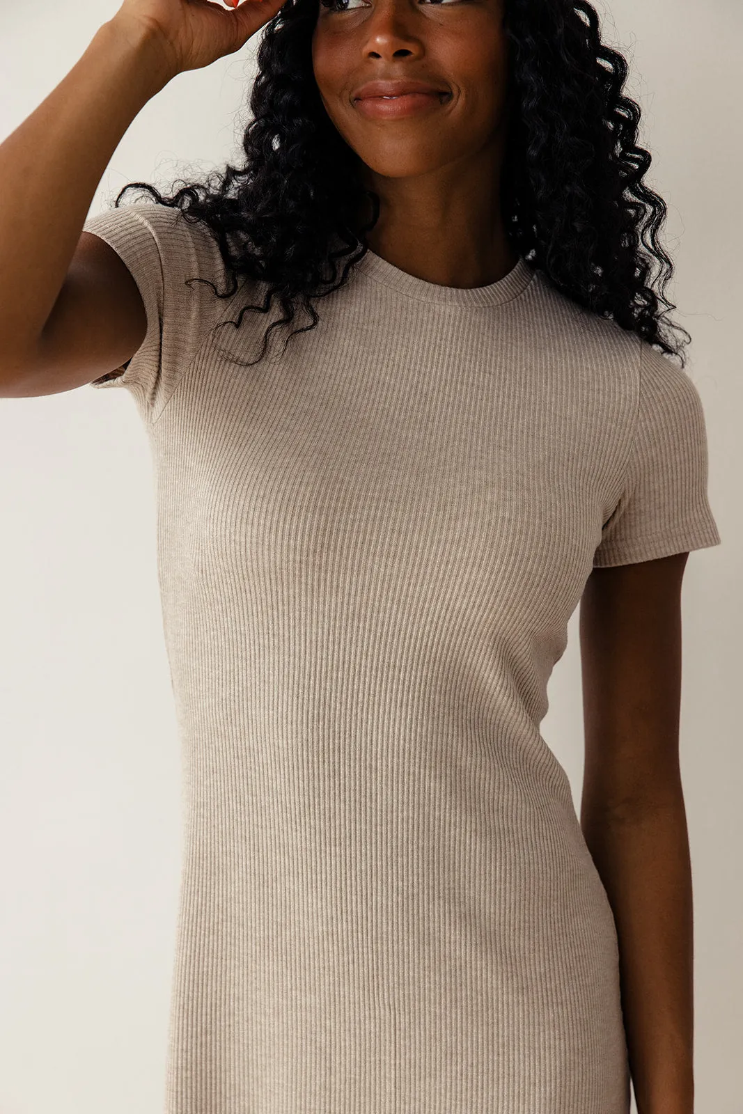 Glimpse of Us Ribbed Midi