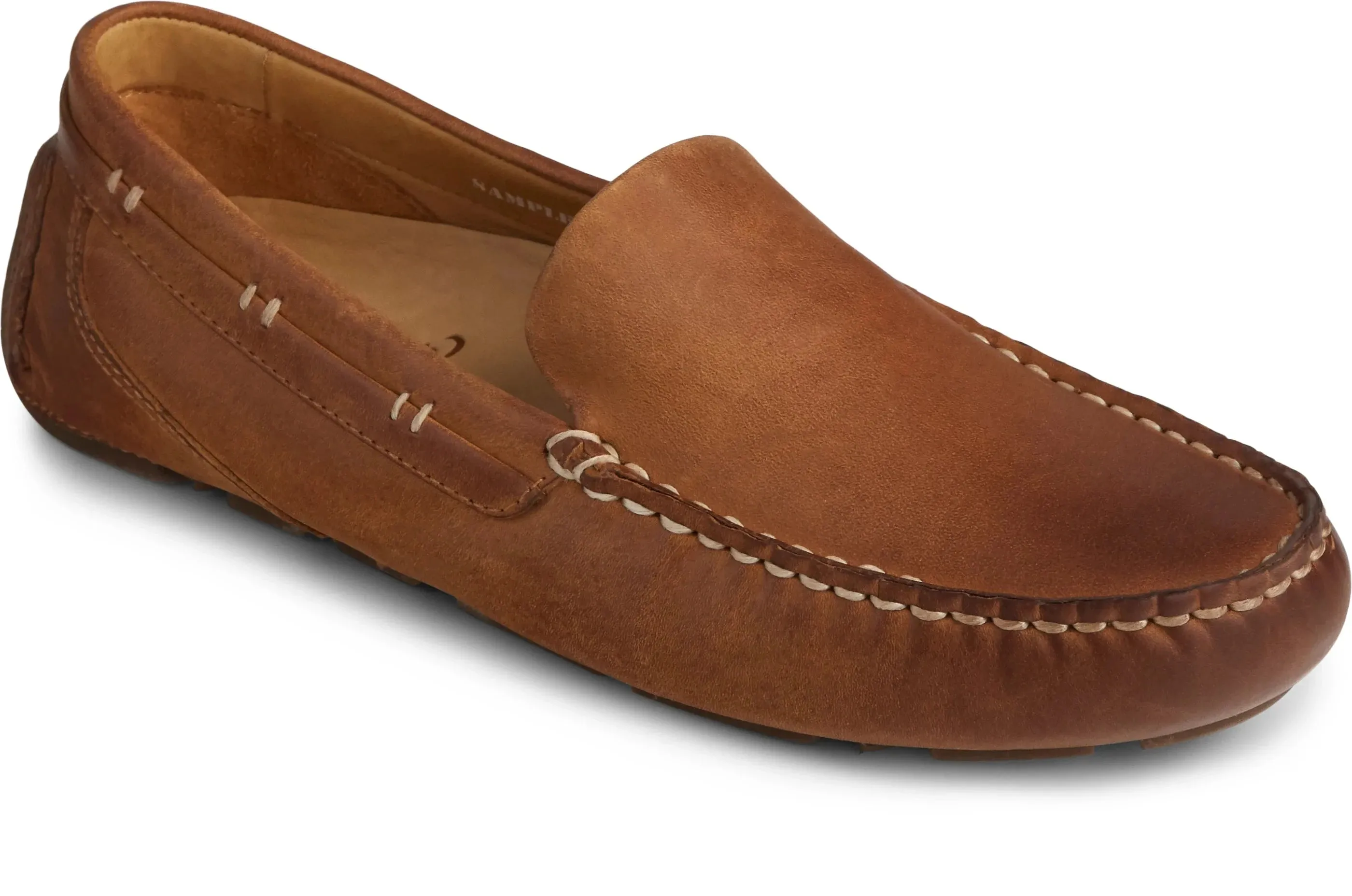 Gold Harpswell Driver - Mens - Tan Leather