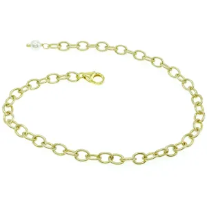 Gold Smooth Oval Chain