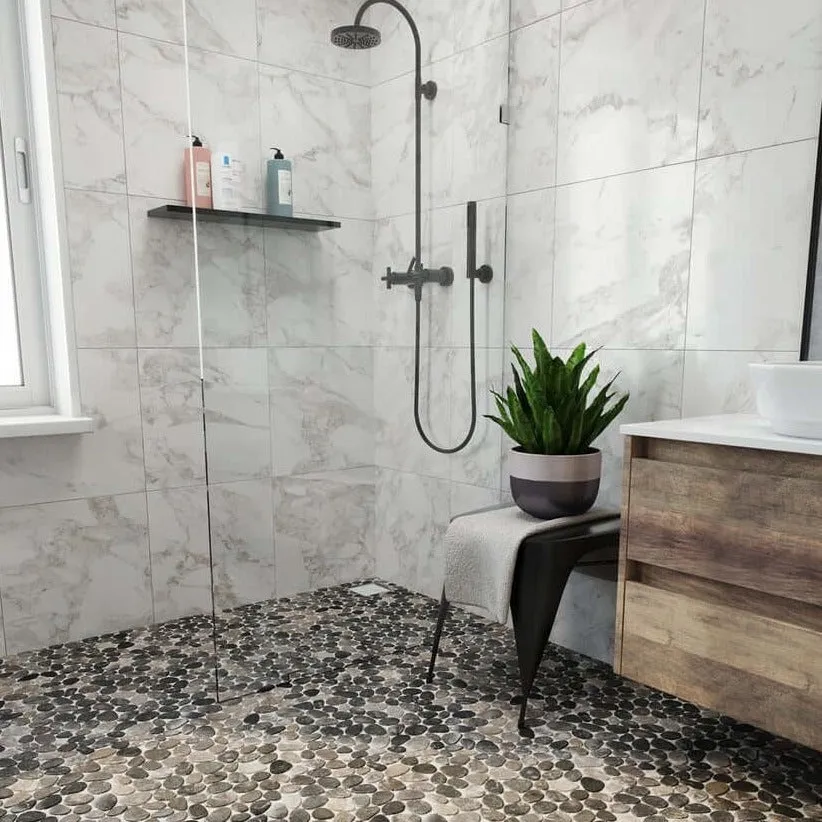 GREY MARBLE, COBBLES