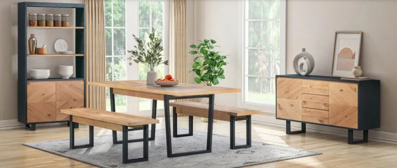 Harley Oak Dining Bench