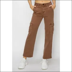 High Rise Cargo Jeans: Because your Curves Deserve a Peak Performance! 😂