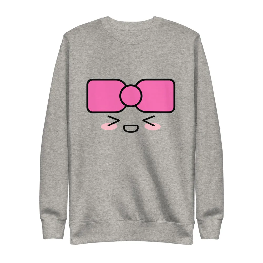 hyunee face crewneck (black)