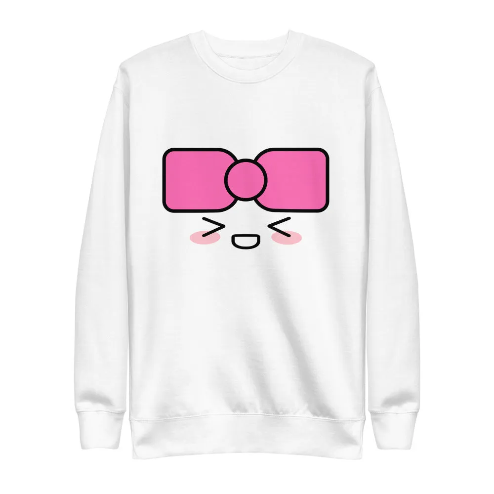 hyunee face crewneck (black)