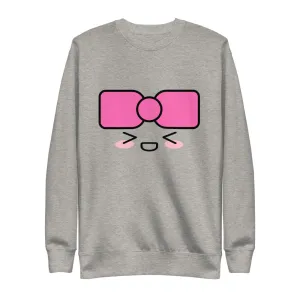 hyunee face crewneck (black)