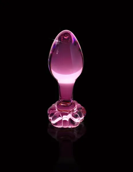 Icicles No 48 Pink Glass Butt Plug