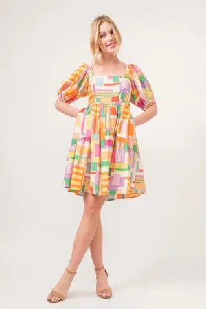 It's Geometric Mini Dress
