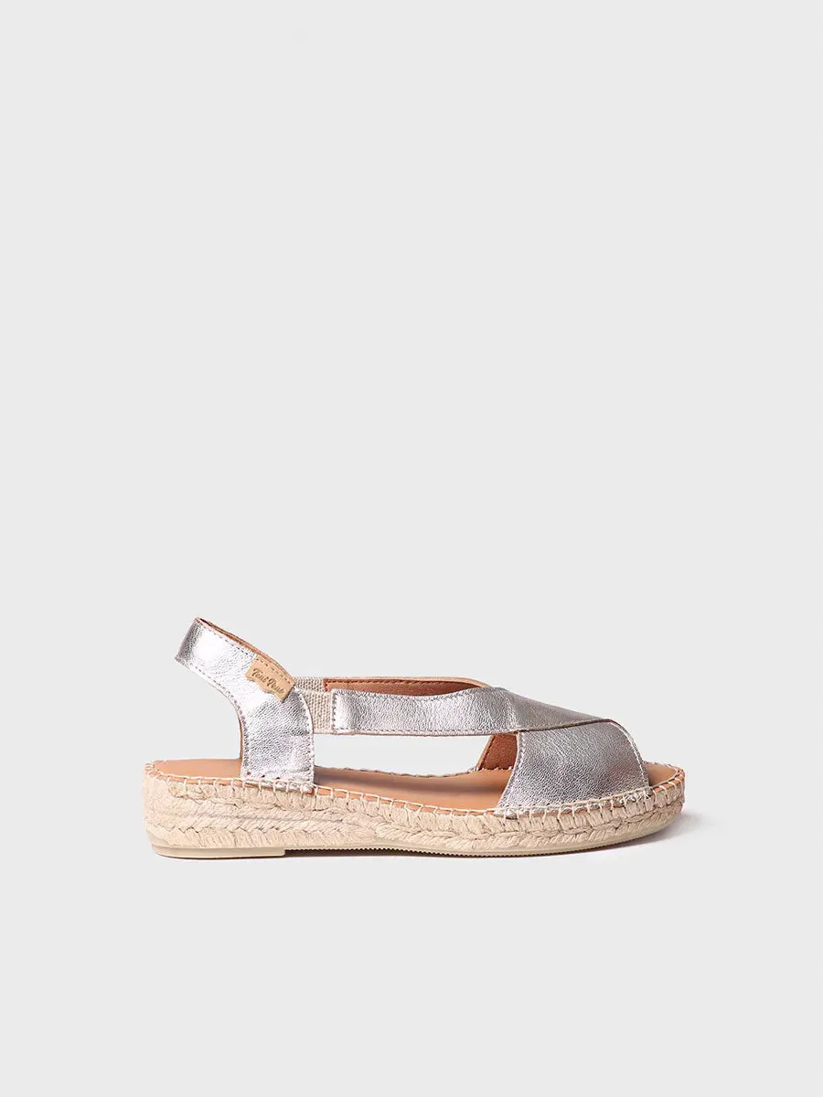 Jute cross sandal - ELDA-P