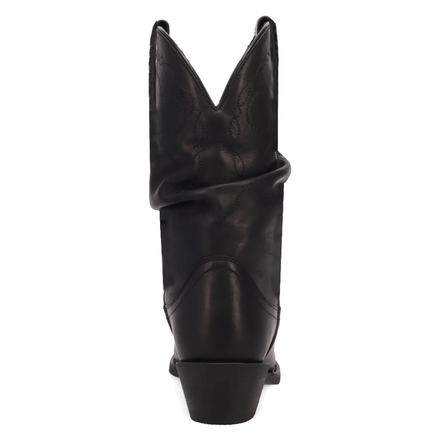 Laredo Womens Lazy River Black Leather Cowboy Boots 7.5 M