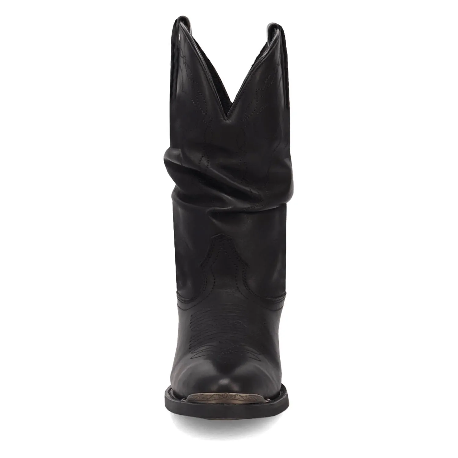 Laredo Womens Lazy River Black Leather Cowboy Boots 7.5 M