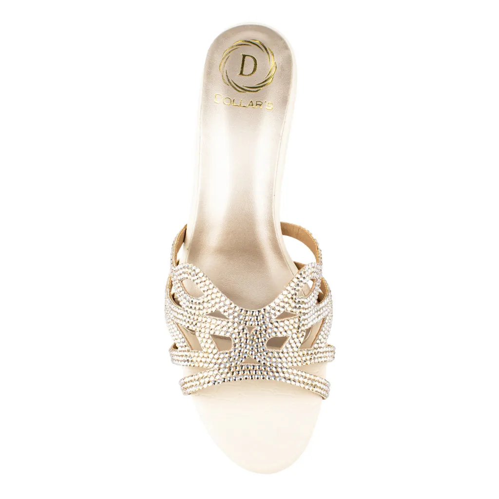 Leila Heels S319H - Cream
