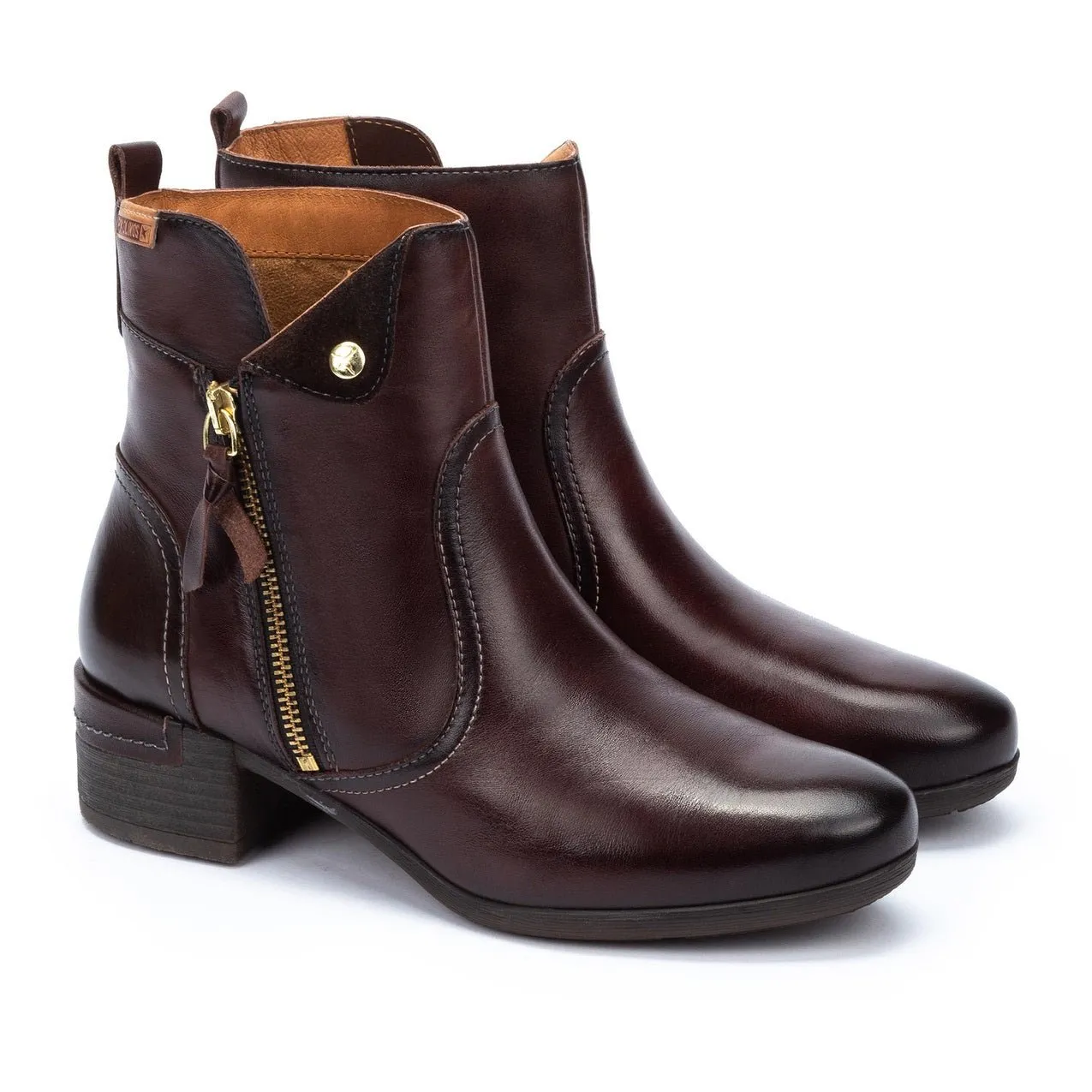 'Malaga' women's boot - Brown caoba