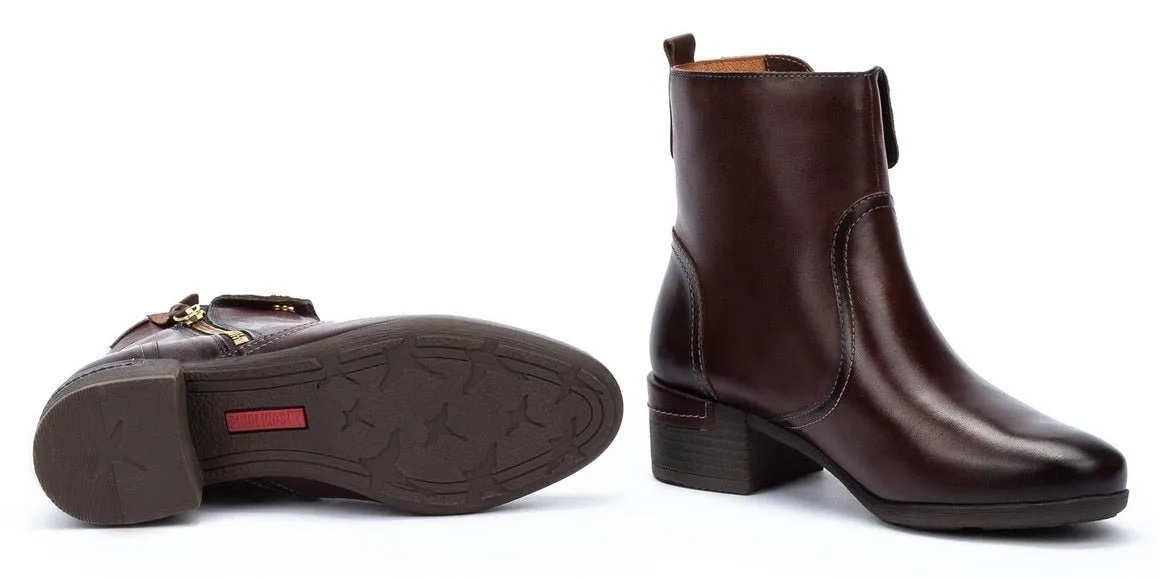 'Malaga' women's boot - Brown caoba