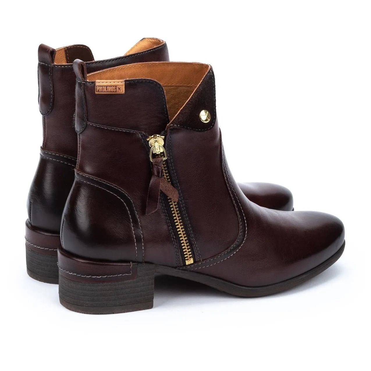 'Malaga' women's boot - Brown caoba