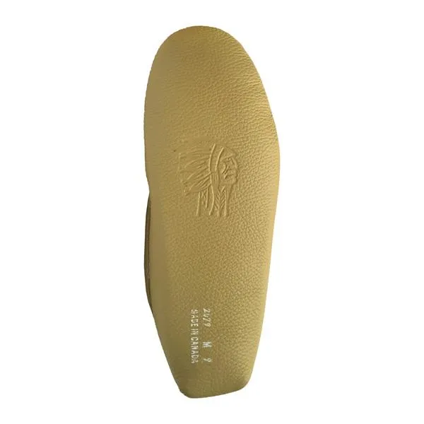 Men's Lined Leather Moccasin Slippers