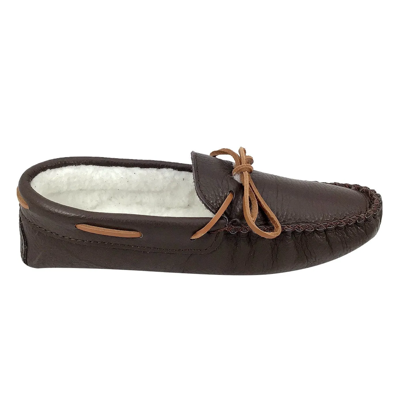 Men's Lined Moccasin Slippers