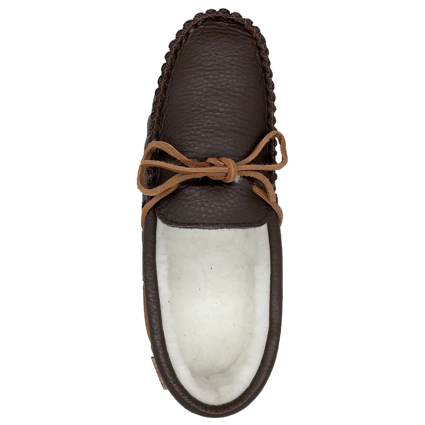 Men's Lined Moccasin Slippers