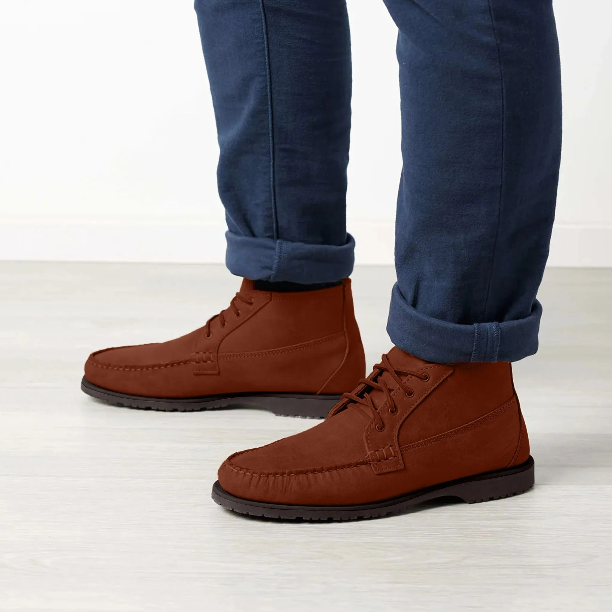 Men’s Nubuck Chuck LE Chukka: Rust