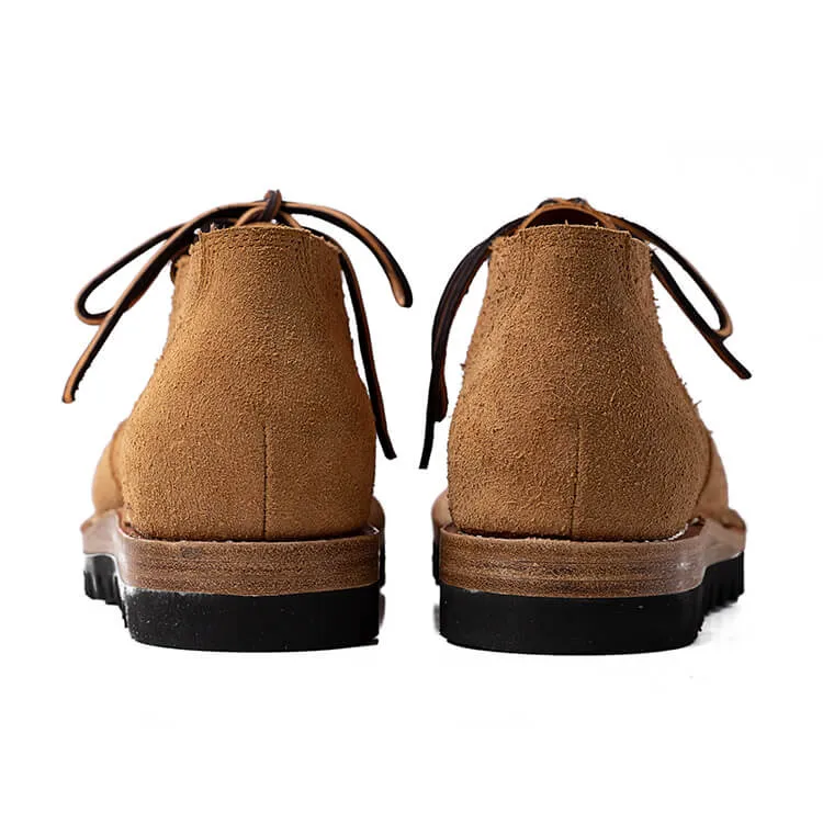 Men's Suede Monkey Boots, Ripple Sole