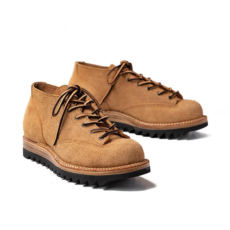 Men's Suede Monkey Boots, Ripple Sole