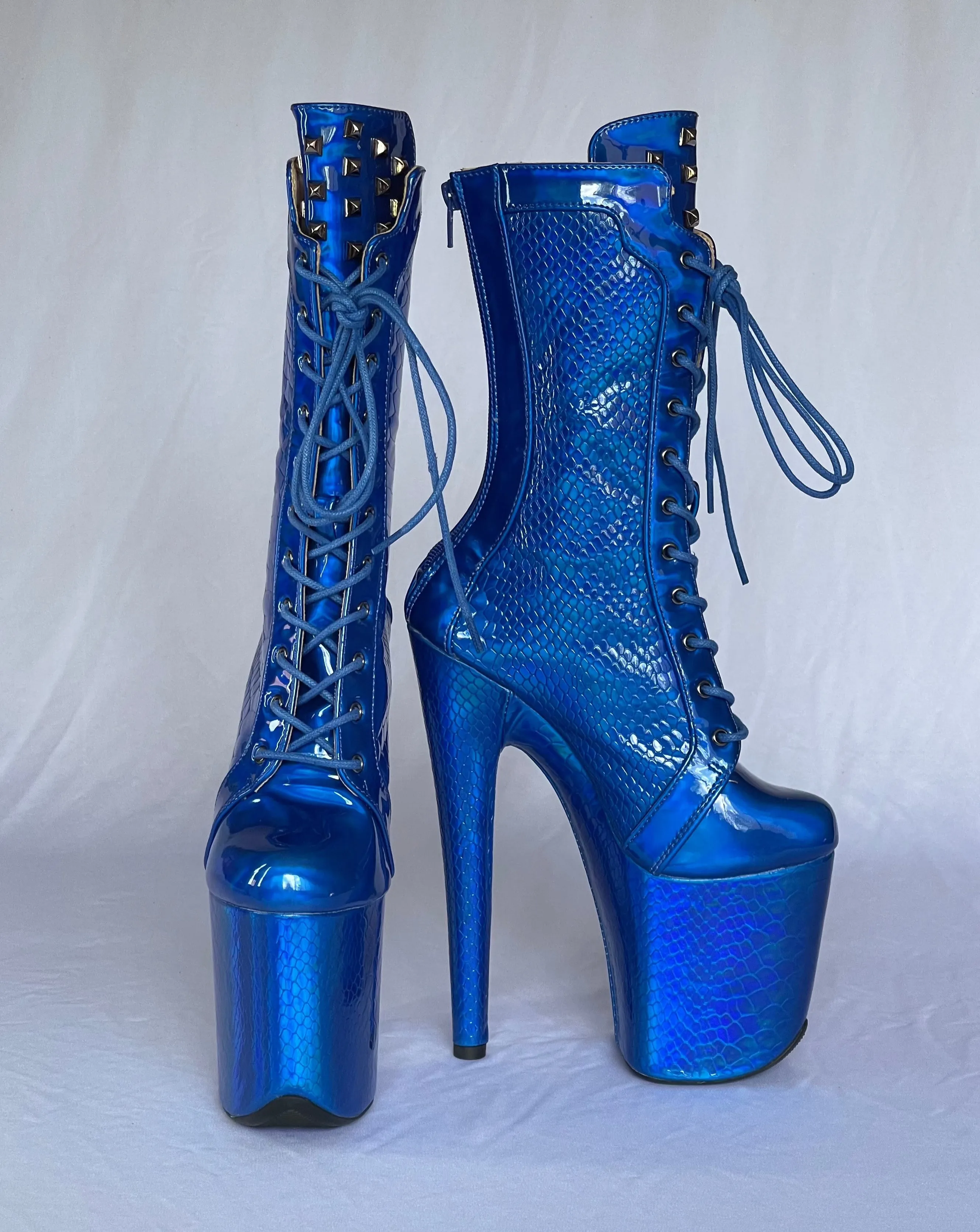 Mid Calf Boots "MYSTIC PYTHON"