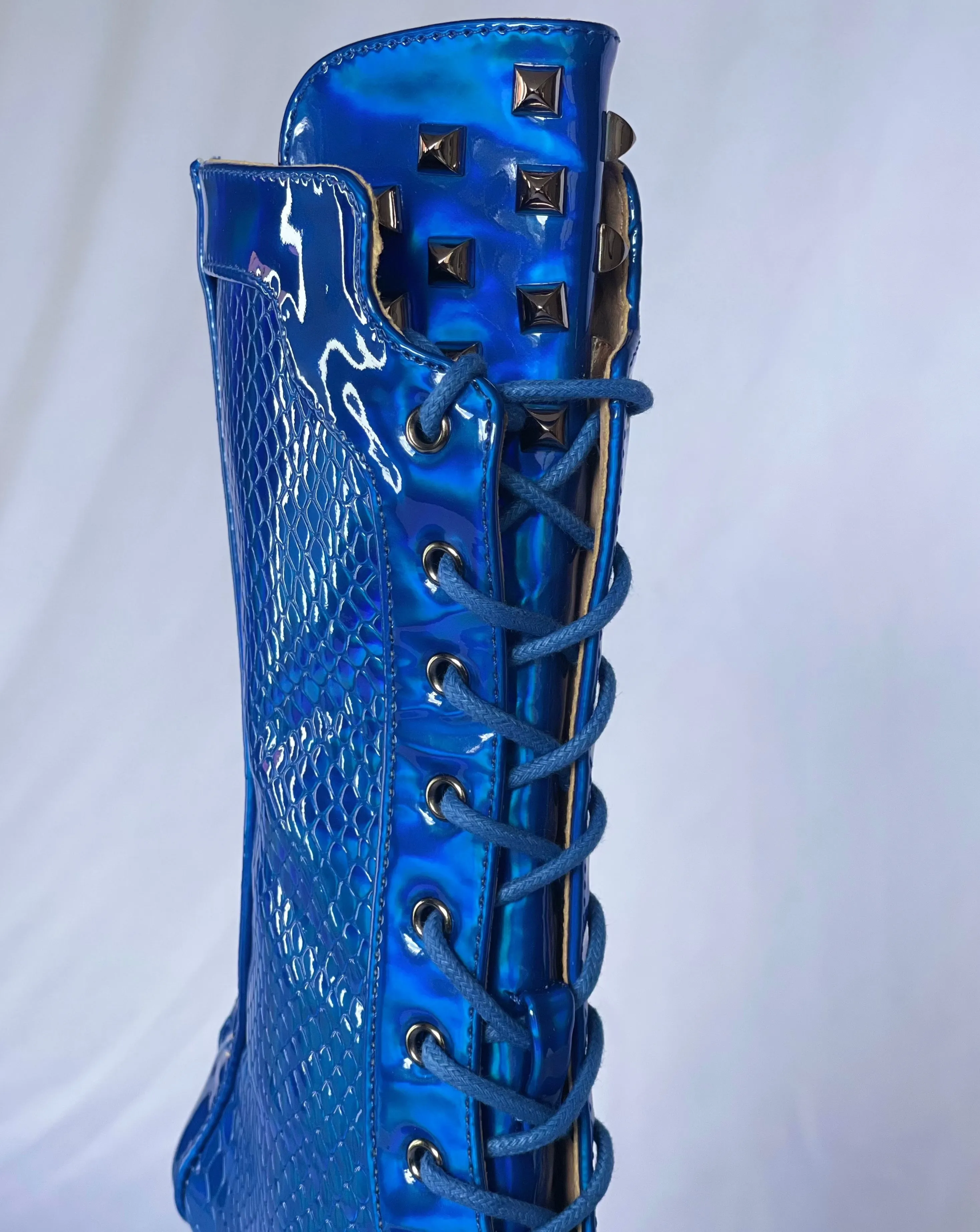 Mid Calf Boots "MYSTIC PYTHON"