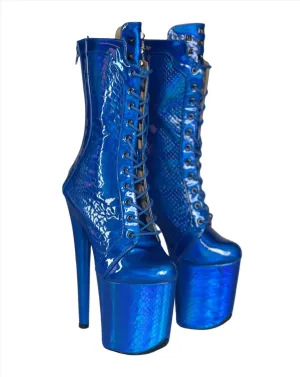 Mid Calf Boots "MYSTIC PYTHON"