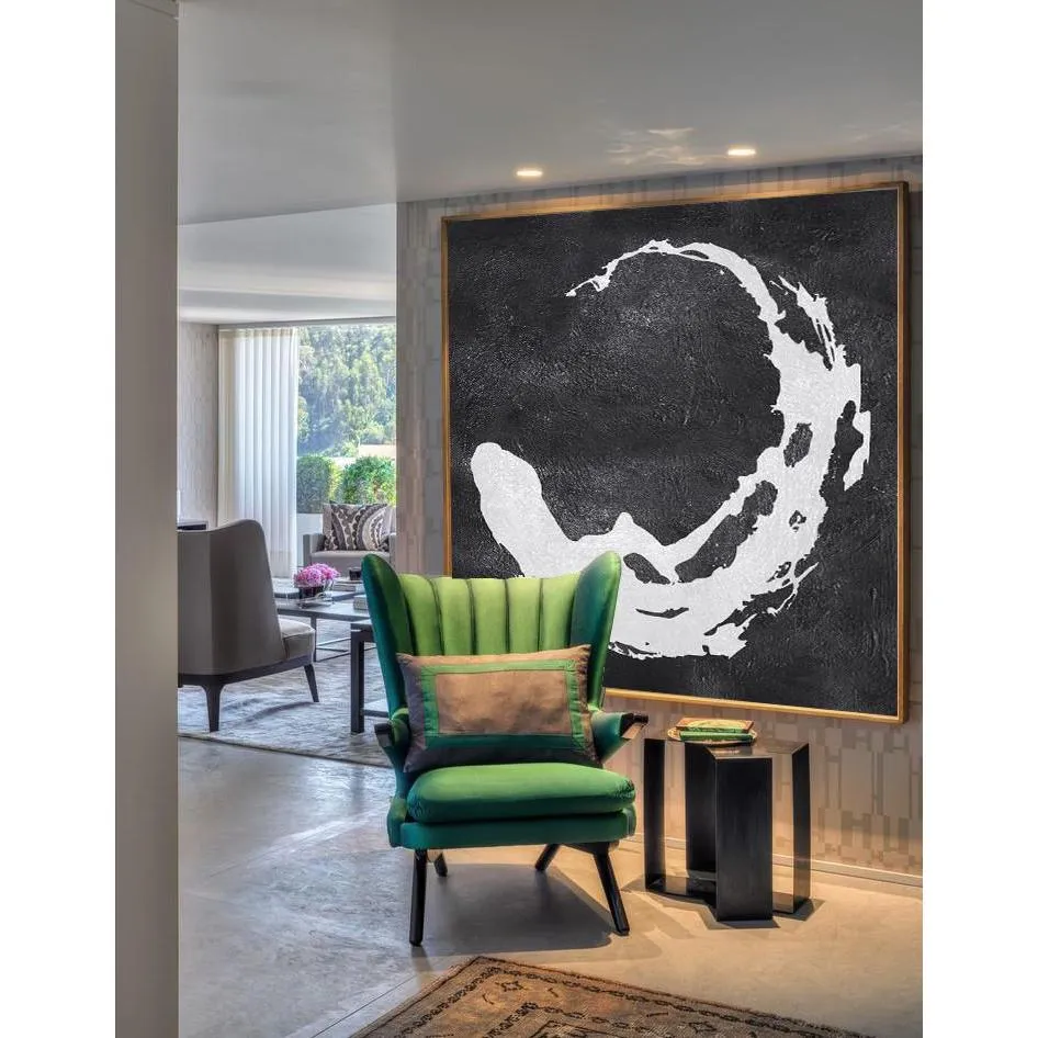 Minimal Black and White Painting MN50A