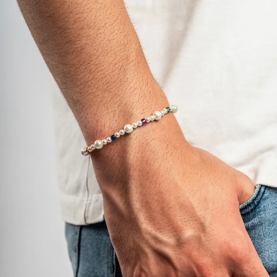 Minimal Pearl Bead Bracelet