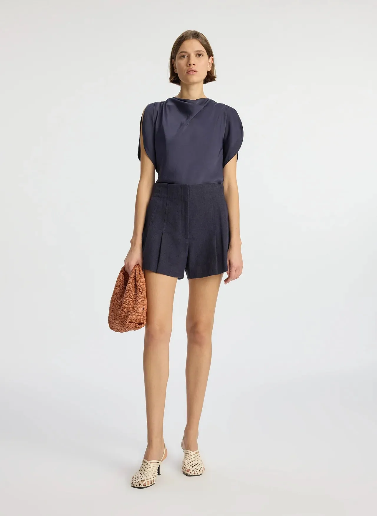 Nadia Top in Evening Blue