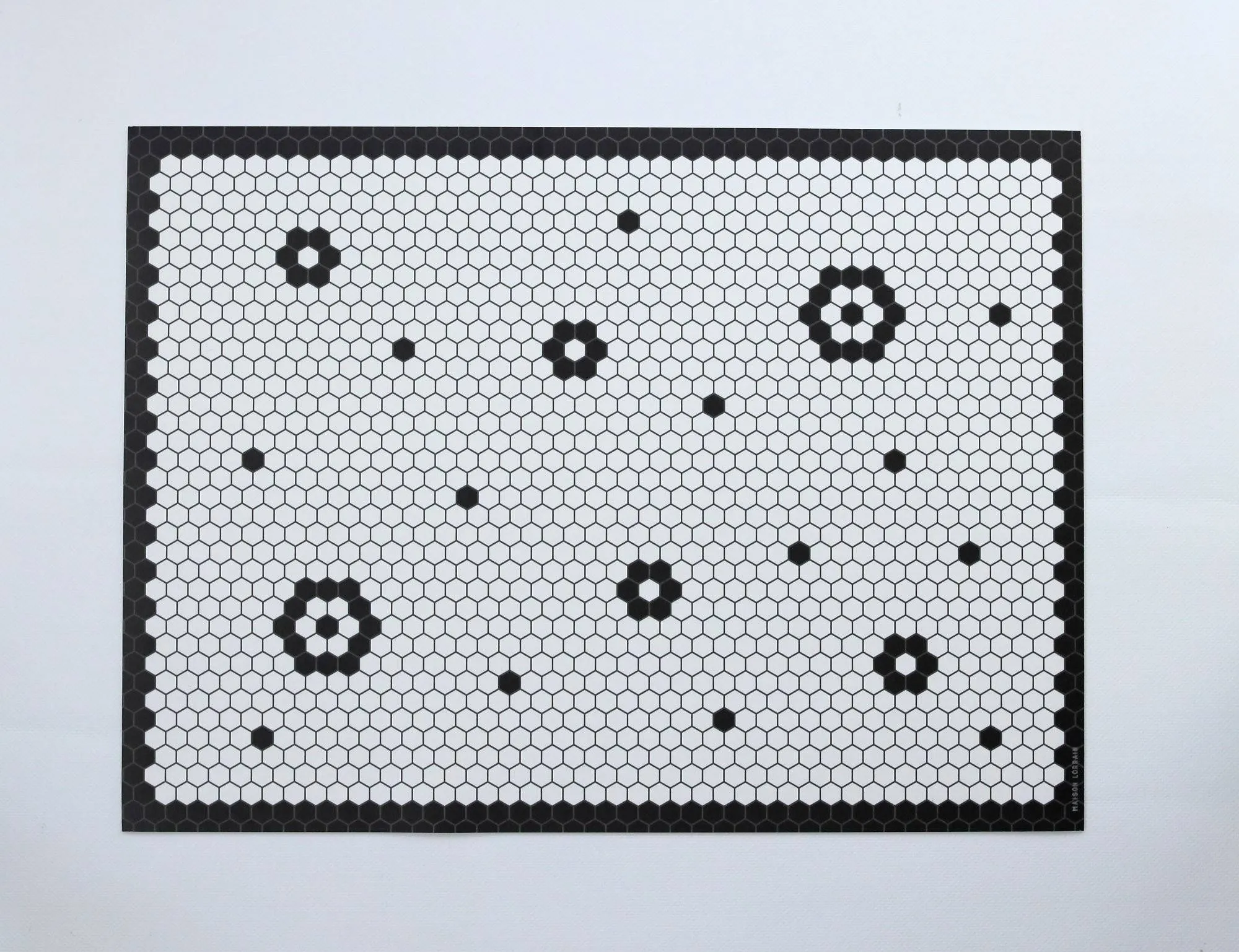 Napperon de vinyle - mosaique / mosaic