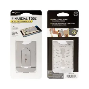 Nite Ize Financial Tool Multi-Tool Money Clip Stainless