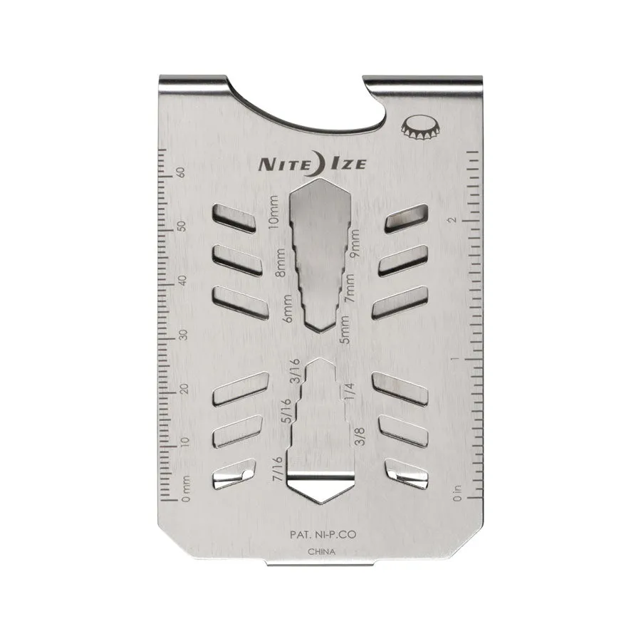 Nite Ize Financial Tool Multi-Tool Money Clip Stainless