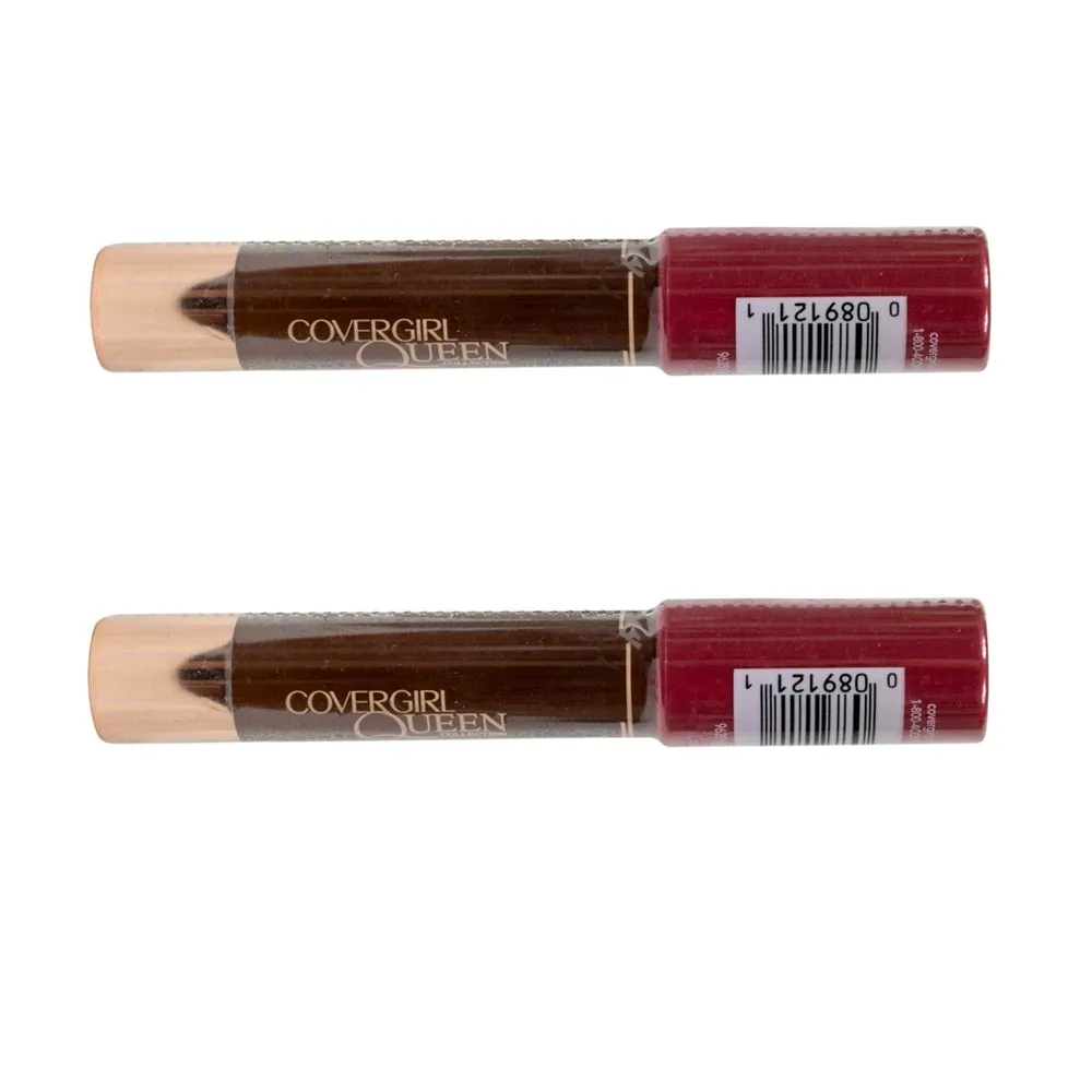 Pack of 2 CoverGirl Queen Jumbo Gloss Balm, Q805 Smooth Rose