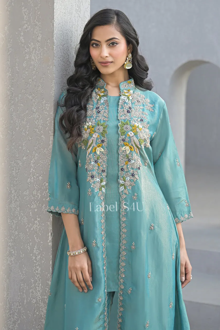 Pankhuri-Jacket Suit Set