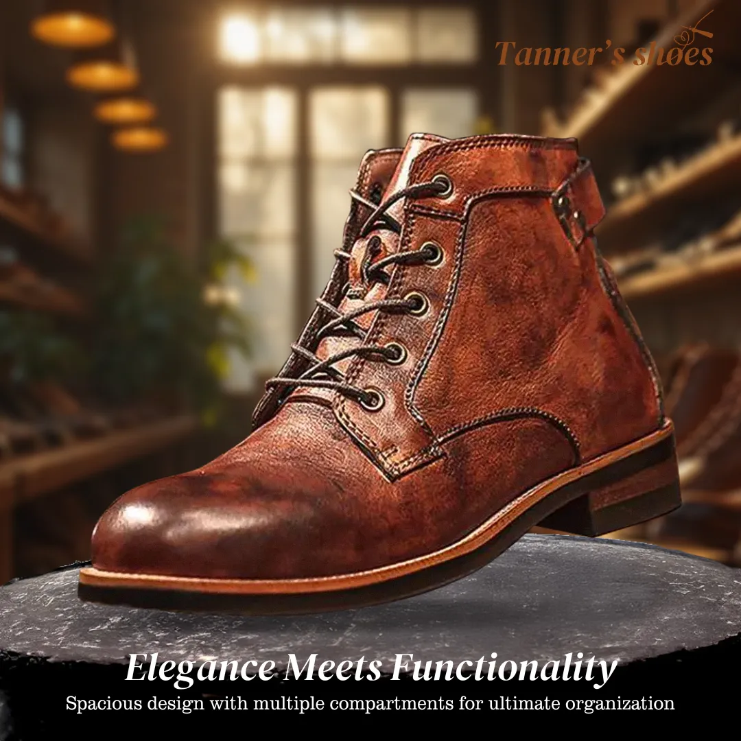 Philip | Retro Leather Boots