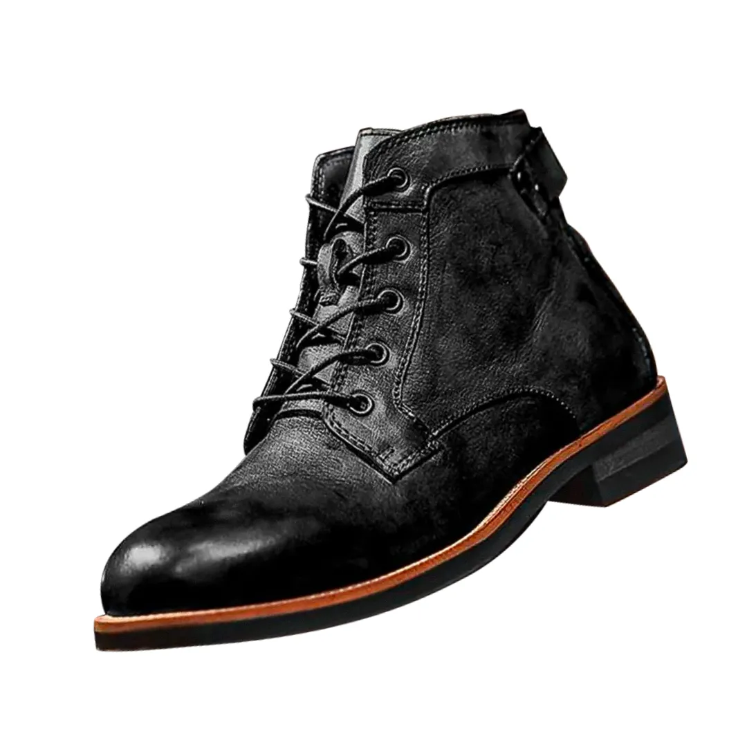 Philip | Retro Leather Boots