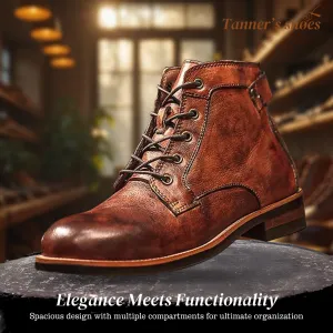 Philip | Retro Leather Boots