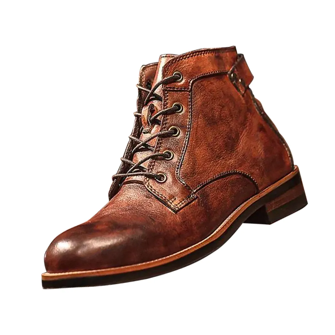 Philip | Retro Leather Boots