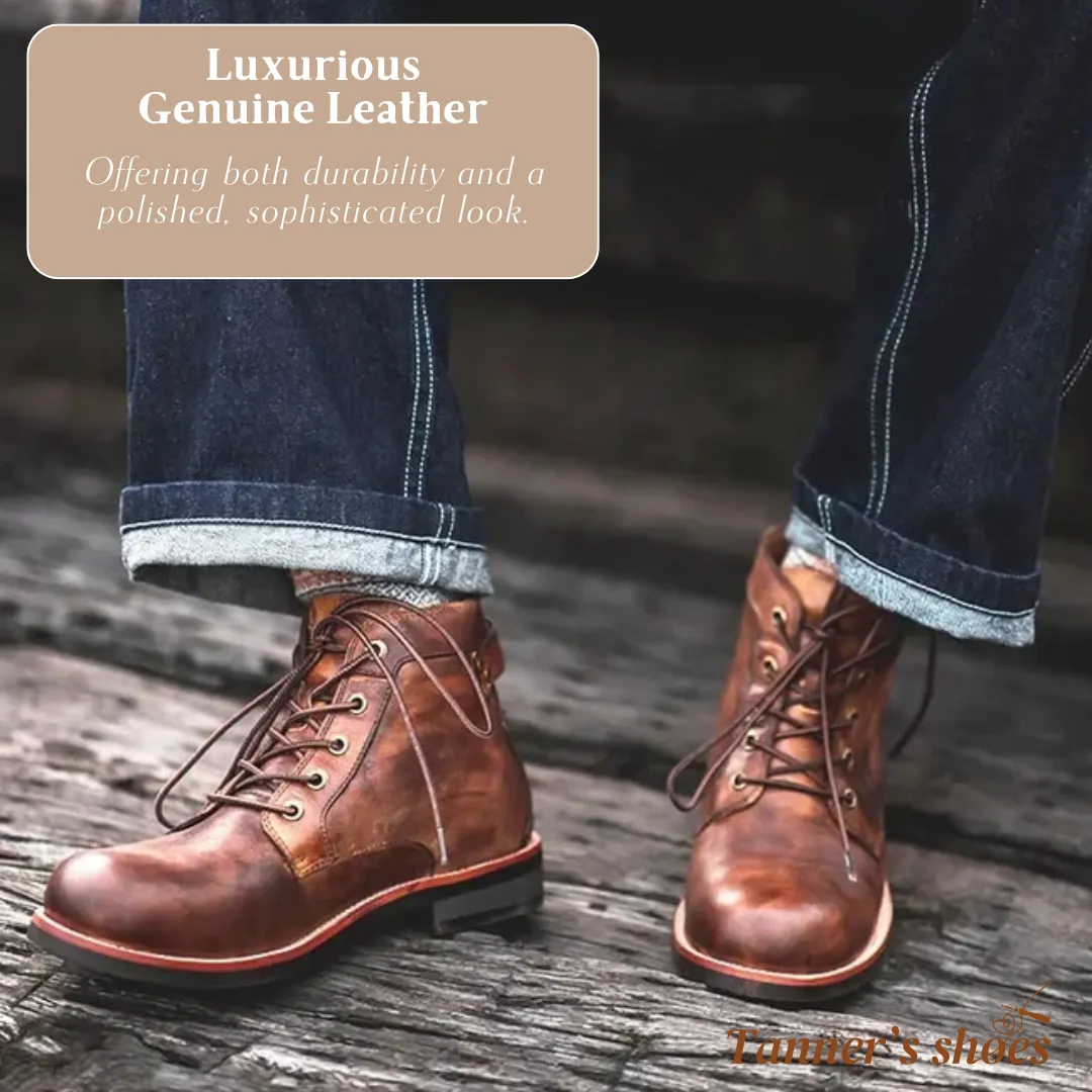 Philip | Retro Leather Boots