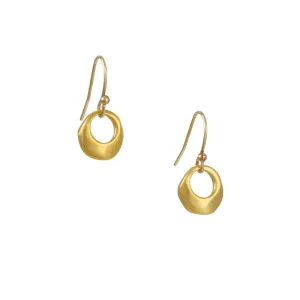 Philippa Roberts - Organic Ring Earrings in Vermeil