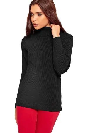 Polo Neck Knitted Top