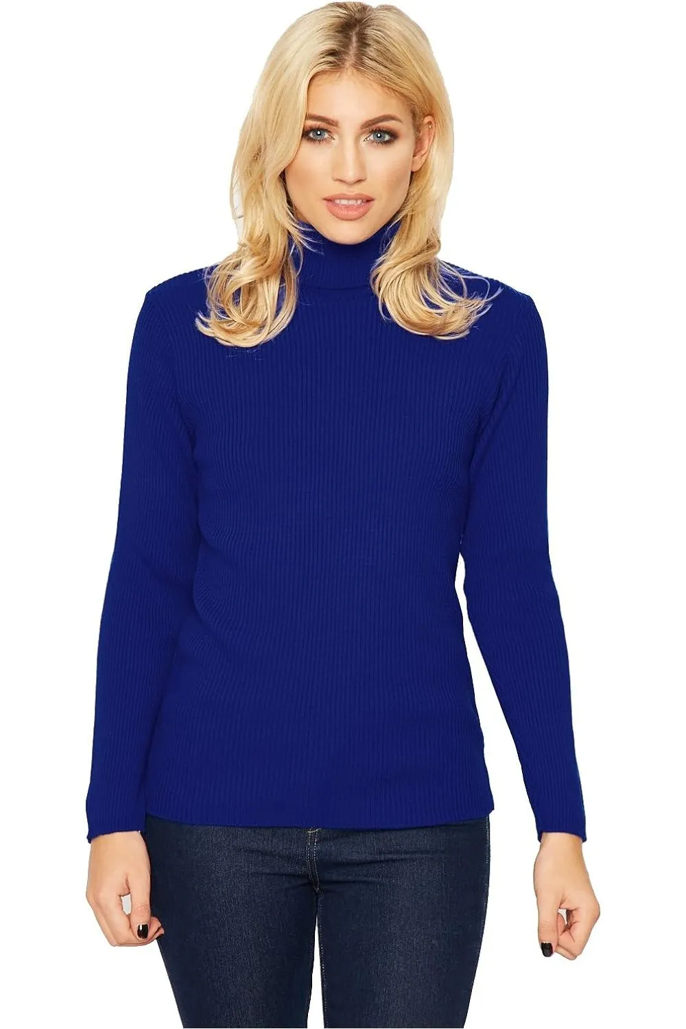 Polo Neck Knitted Top