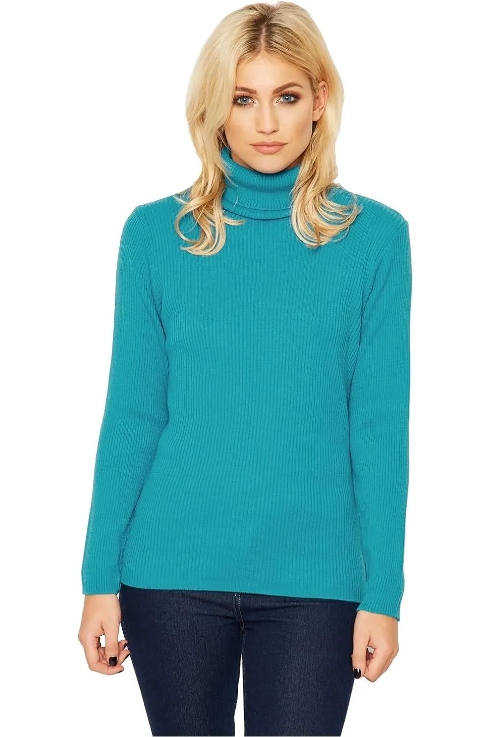 Polo Neck Knitted Top
