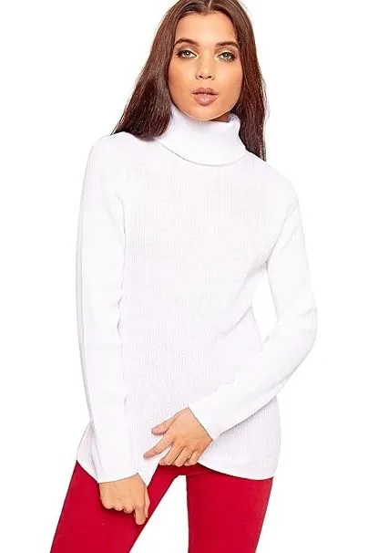 Polo Neck Knitted Top
