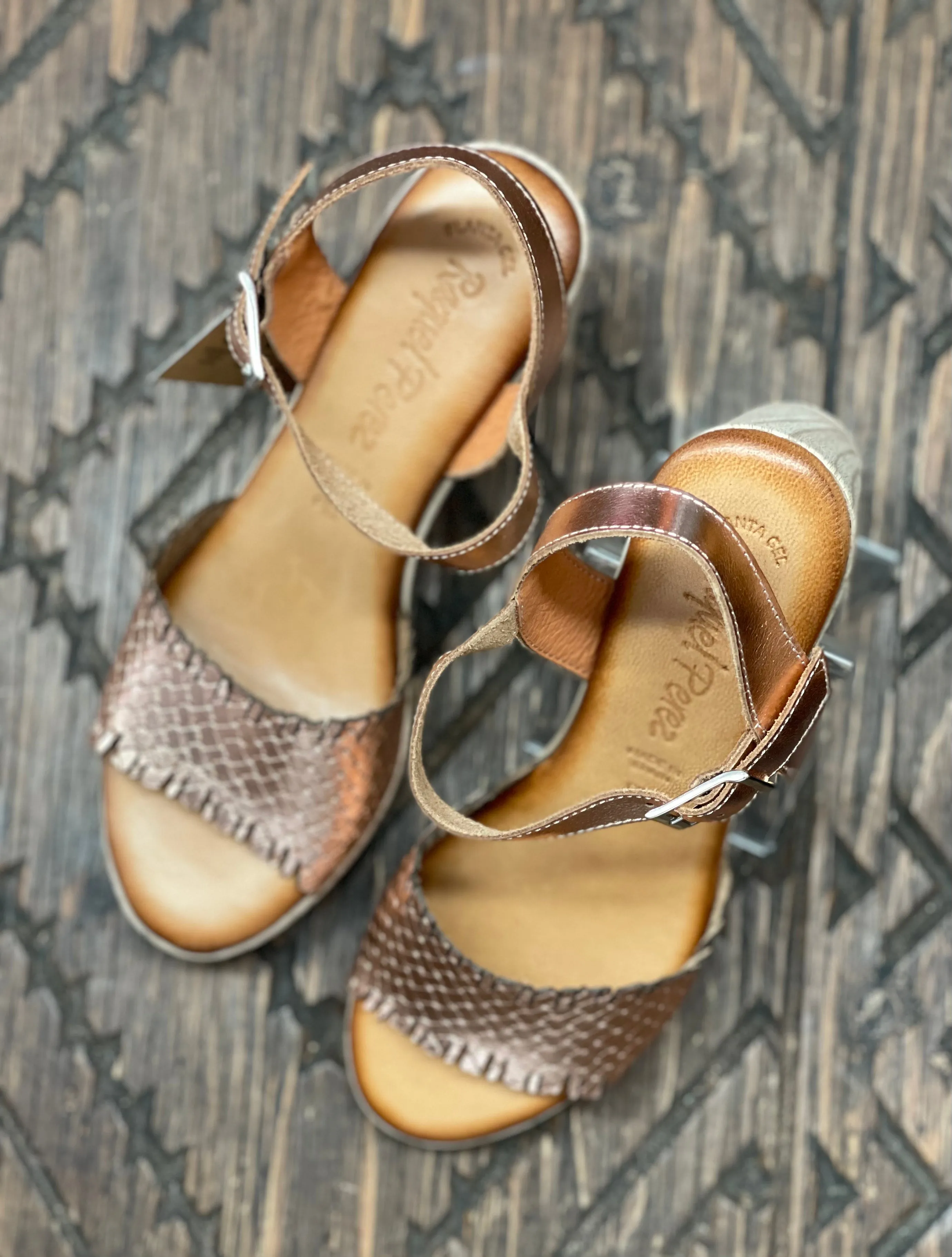 Raquel Perez Racchetta Rose Gold Heel
