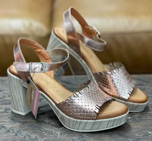 Raquel Perez Racchetta Rose Gold Heel