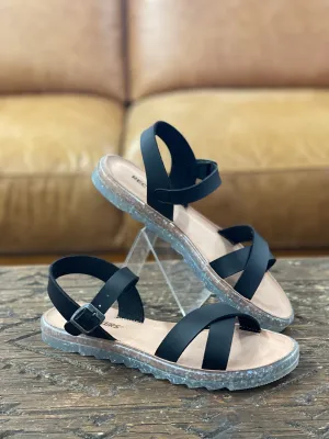 Recykers Lea Black Sandal