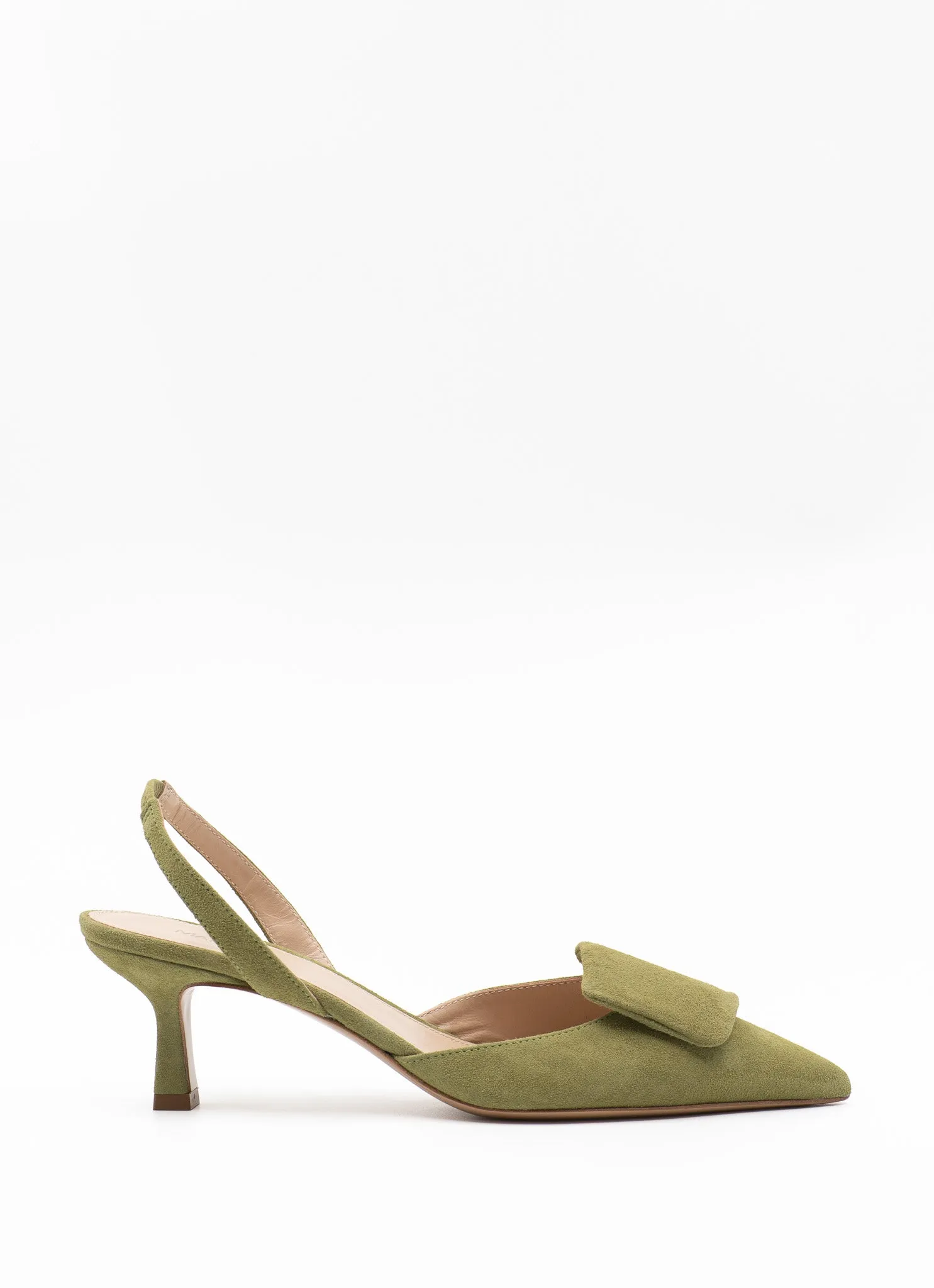 Rosie slingback sandal in pistacchio